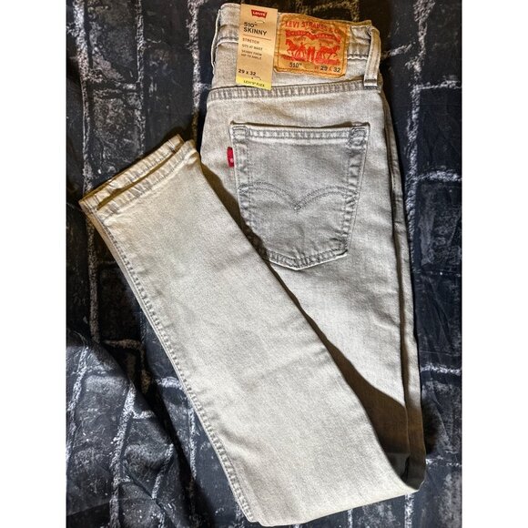 Levi's Mens 510 Gray Straight Fit Denim Jeans, Size 29x32, NWT - Picture 2 of 7